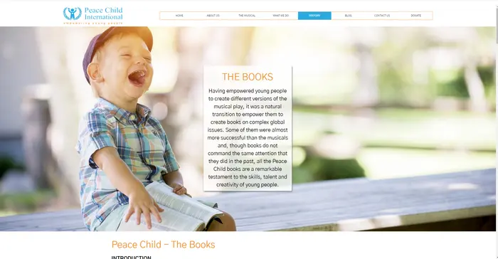 Peace Child website